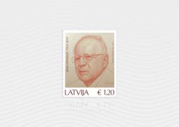 Latvijas Pasts izdod pastmarku par godu izcilajam akadēmiķim Jānim Stradiņam 